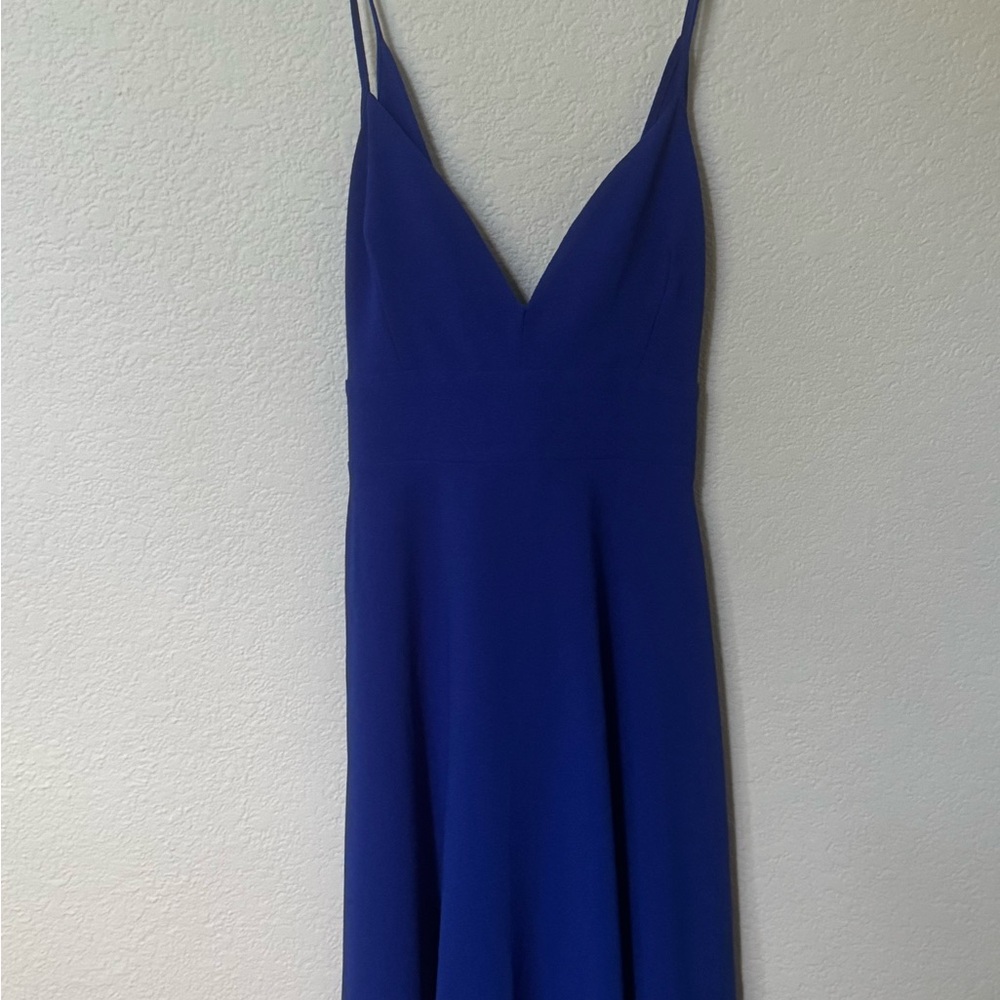 Windsor Blue Spaghetti Strap Cocktail Dress